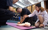 【急救知识进校园系列活动六】急救知识三走进甘肃省警察职业学院