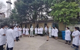 兰大二院对口帮扶立博欧赔指数榆中校区校医院帮扶队临时党支部开展疫情防控演练