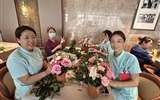 花香怡人，情暖白衣——兰大二院组织护理人员进行插花活动